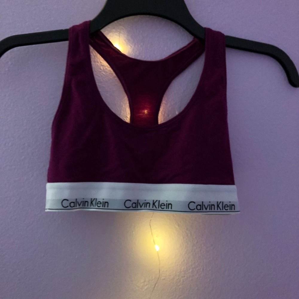 calvin klein magenta bra